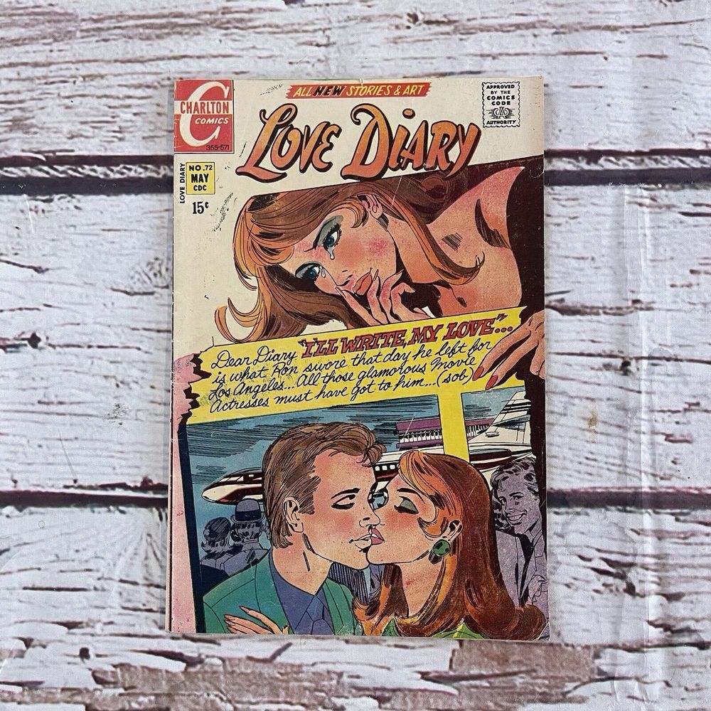 Love Diary #72 1971-Charlton-15¢‎ cover price-artist story